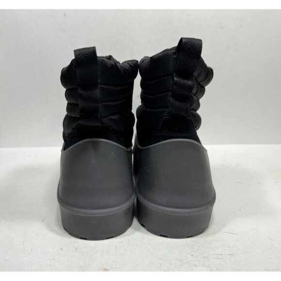 Ugg Classic Mini Lace-Up Weather Boots Black Suede Men’s Size 13 Shoes 1120849 - Picture 4 of 8
